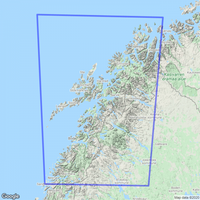 Wegenkaart/Roadmap-North Norway South 1:500.000 2022