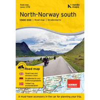 Wegenkaart/Roadmap-North Norway South 1:500.000 2022