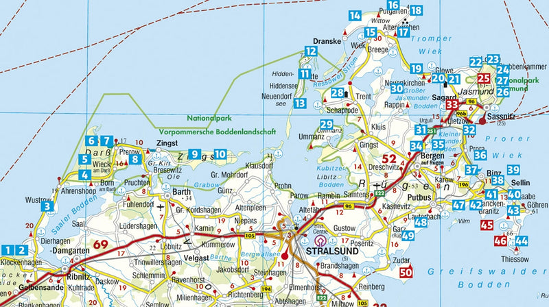 Rother Wanderführer Rügen 50 Touren  (7.A 2024)