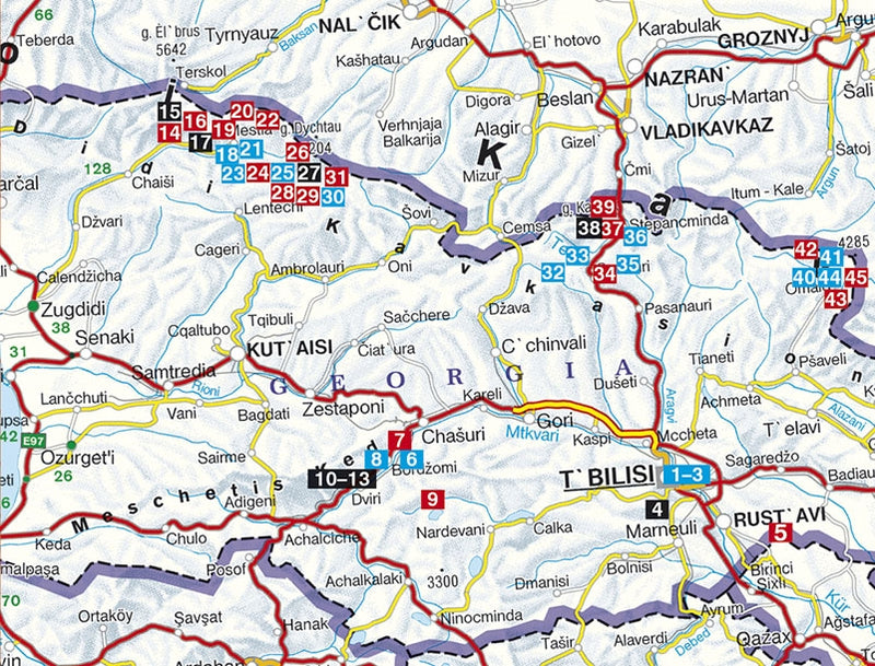 Wandelgids Georgien - 45 Touren 2.A 2019