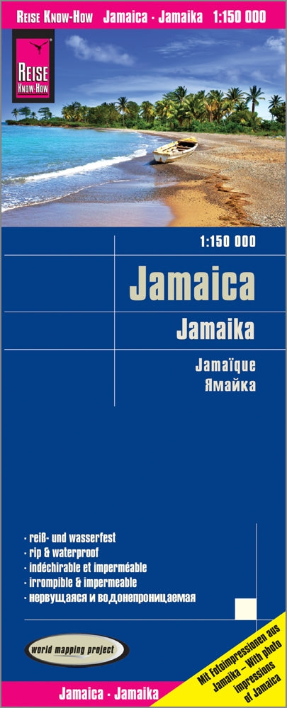 Wegenkaart Jamaica 1:150.000  3.A 2018