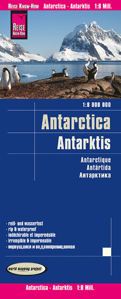 Antarctic-Antarktis map 1:8m 1.A 2013 PLANO