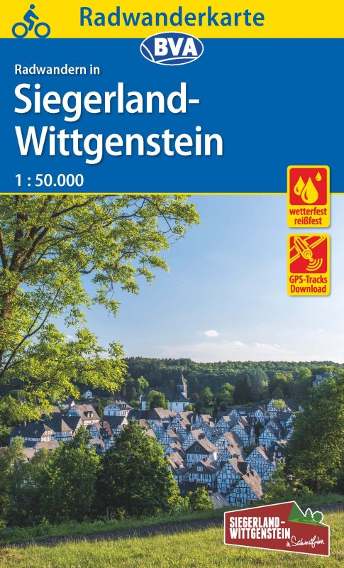 Cycling map Siegen-Wittgenstein 1:50,000 (2016)