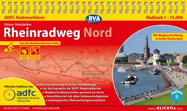 Fietsgids Rheinradweg Nord (1.A 2015)