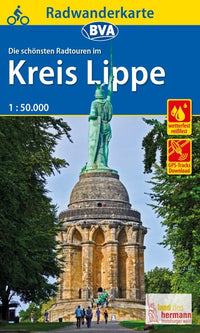 Fietskaart BVA Radwanderkarte Kreis Lippe 1:50.000 (2019)