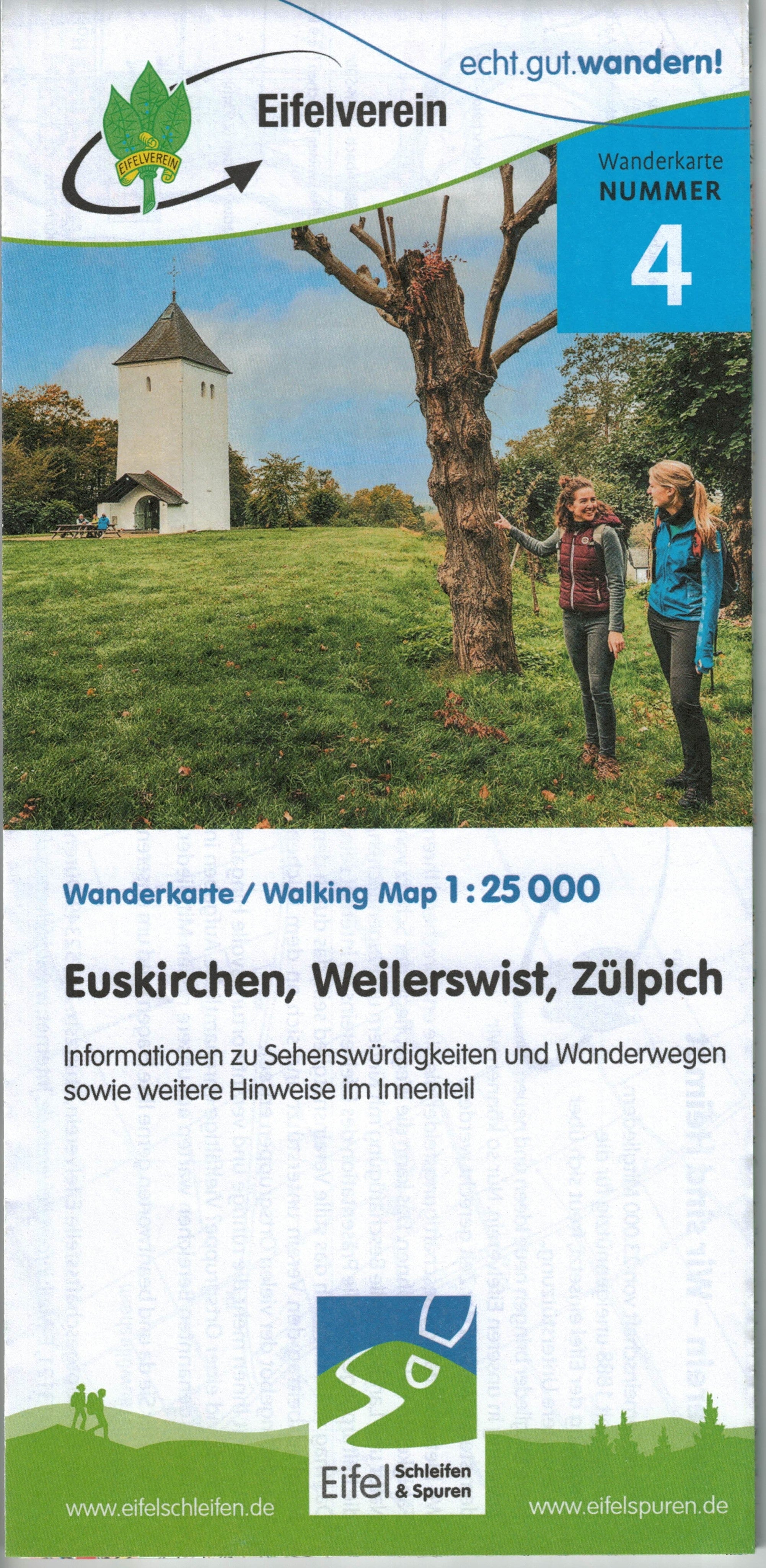 Wandelkaart Euskirchen, Weilerswist, ZÃ¼lpich 1:25.000 (4)