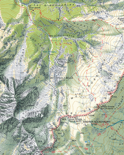 Dolomiten hiking map Sheet 042 - Ultental-Val D'Ultimo 1:25,000 (2015)