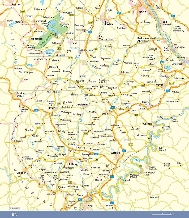 Eifel - Von Aachen bis Trier und vom Rhein 3.A 2024