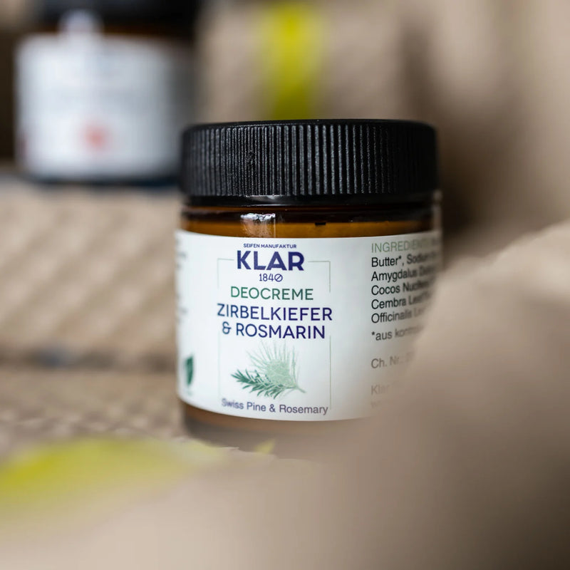 Klar Deocreme Swiss Pine & Rosemary 30ml