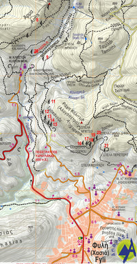 Wandelkaart Hike & Explore  Mt. Parnitha 1:25.000 (1.1)