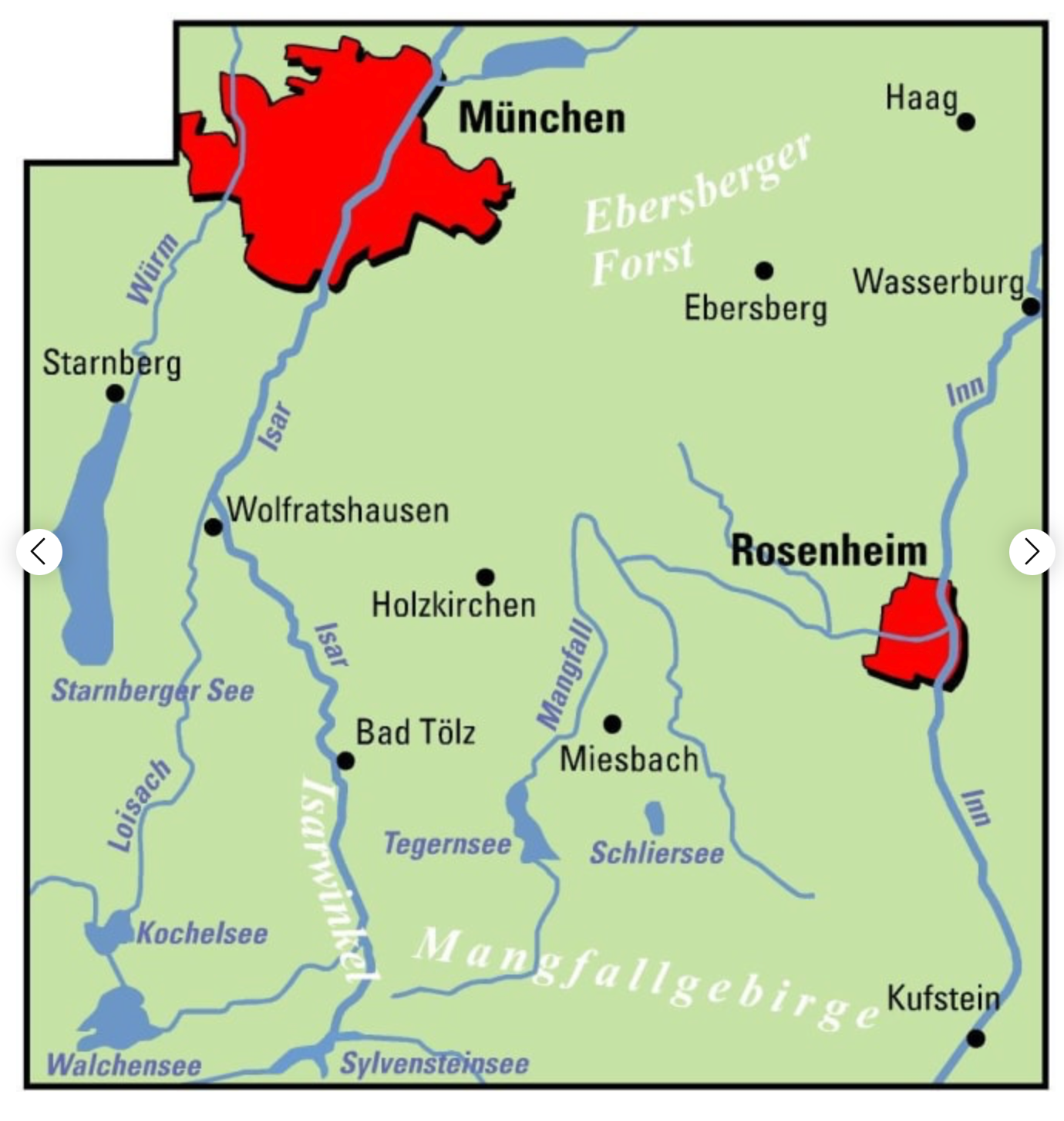 Fietskaart ADFC Regionalkarte München Alpenvorland 1:75.000 (8.A 2024)