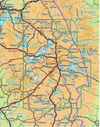 Walking map Outdoor Map Kuusamo 1:100,000