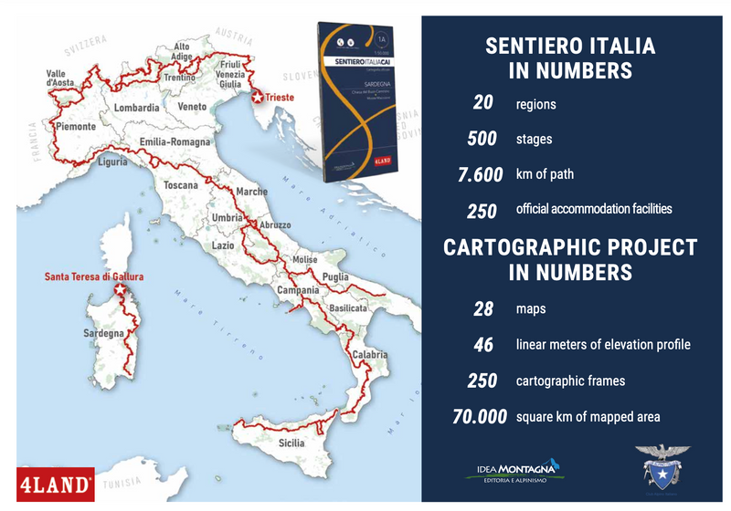 Wandelkaart Sentiero ItaliaCAI Sicilia 2 A 1:50.000