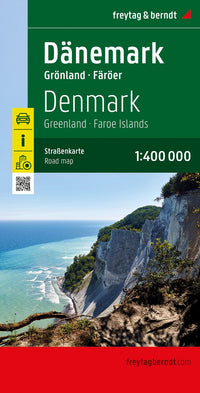 Toeristenkaart Denmark - Dänemark met Groenland en Faröer 1:400.000