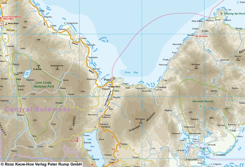 Landkaart Indonesia 4: Sulawesi 1:800.000  2.A 2019