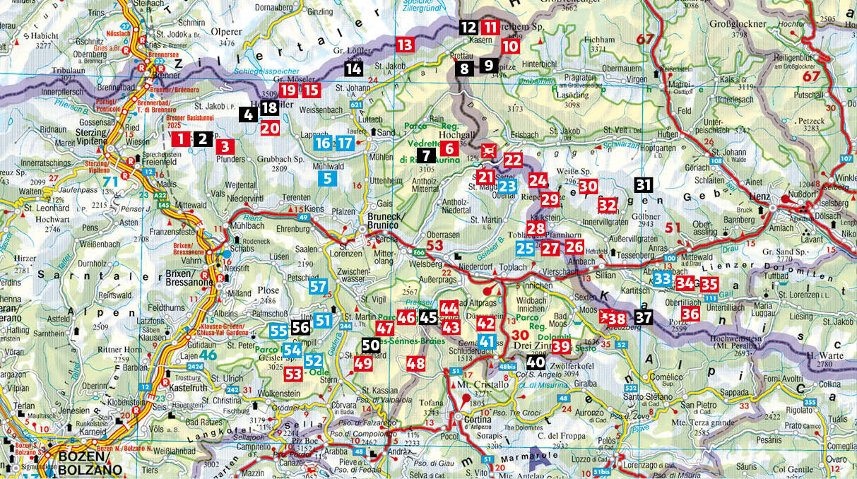 Skitourenführer Pustertal - 57 Touren 4.A 2024