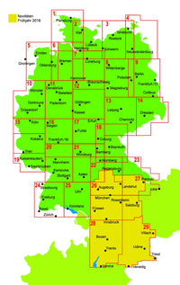 Cycling map ADFC Radtourenkarte 10 Münsterland/Niederrhein 1:150,000