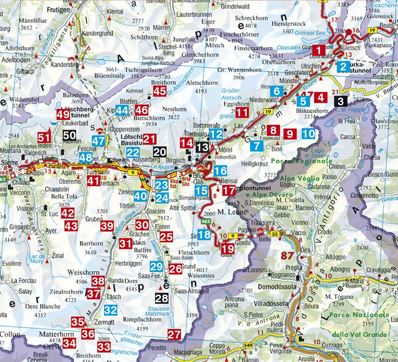 Rother Wanderführer Oberwallis - 53 Touren (9.A 2022)