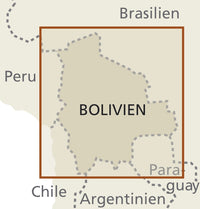 Wegenkaart Bolivia/Bolivien 1:1 300.000 9.A 2023