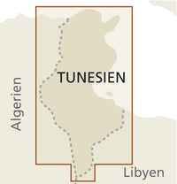 Wegenkaart Tunisia-Tunesien 1:600.000  5.A 2018