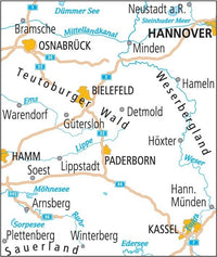 Cycling map ADFC Radtourenkarte 11 Ostwestfalen - Sauerland 1:150,000 (2019)