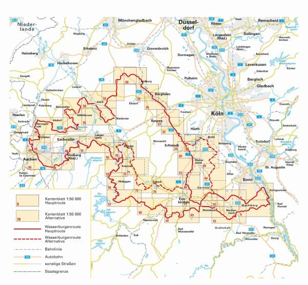 Wasserburgen-Route (Radregion Eifel, JÃ¼lischer BÃ¶rde)