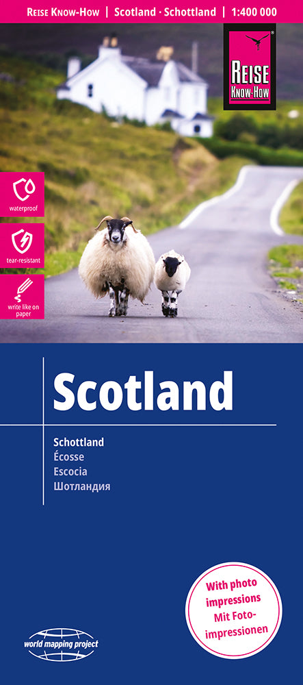 Landkaart Scotland-Schottland 1:400.000 6.A  2023