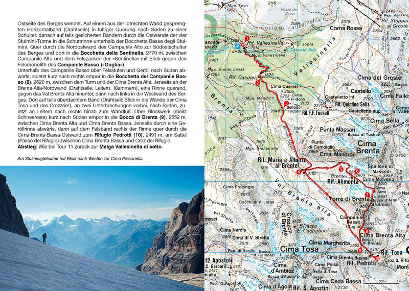 Hiking guide Rother Wanderführer Brentamit Adamello, Presanella - 52 Tours (4.A 2021)