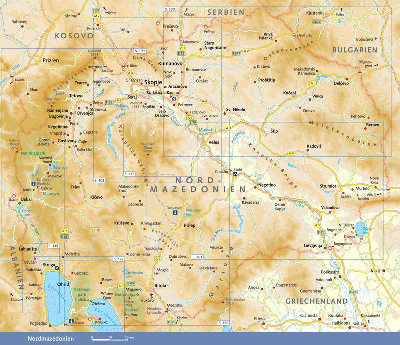 Reisgids Nordmazedonien - Mit Skopje, Ohridsee und allen Nationalparks 7.A 2020