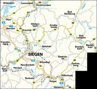 Cycling map Siegen-Wittgenstein 1:50,000 (2016)