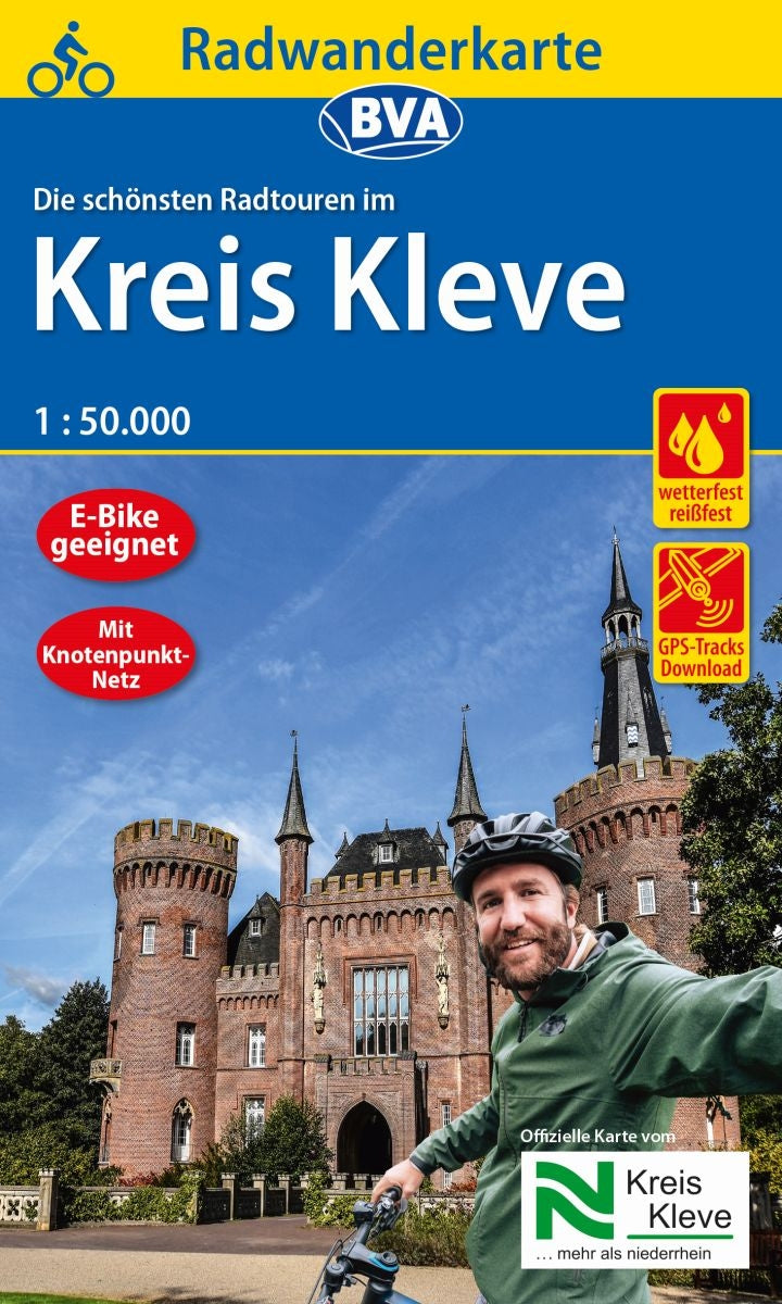 Fietskaart BVA Radwanderkarte Kreis Kleve 1:50.000