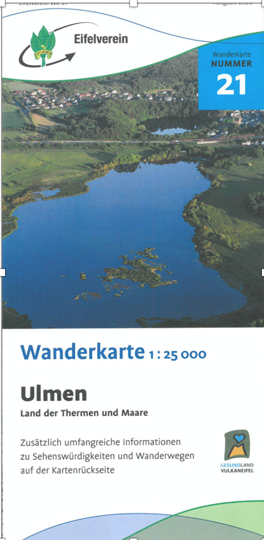 Walking map Ulmen - Land der Thermen und Maare 1:25,000 (21) 2020