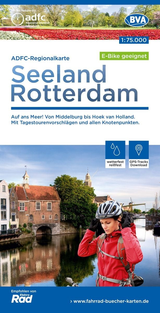 Fietskaart ADFC Seeland Rotterdam  1:75.000