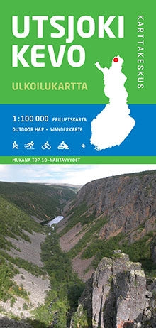 Outdoor Map Utsjoki Kevo 1:100,000 (2015)